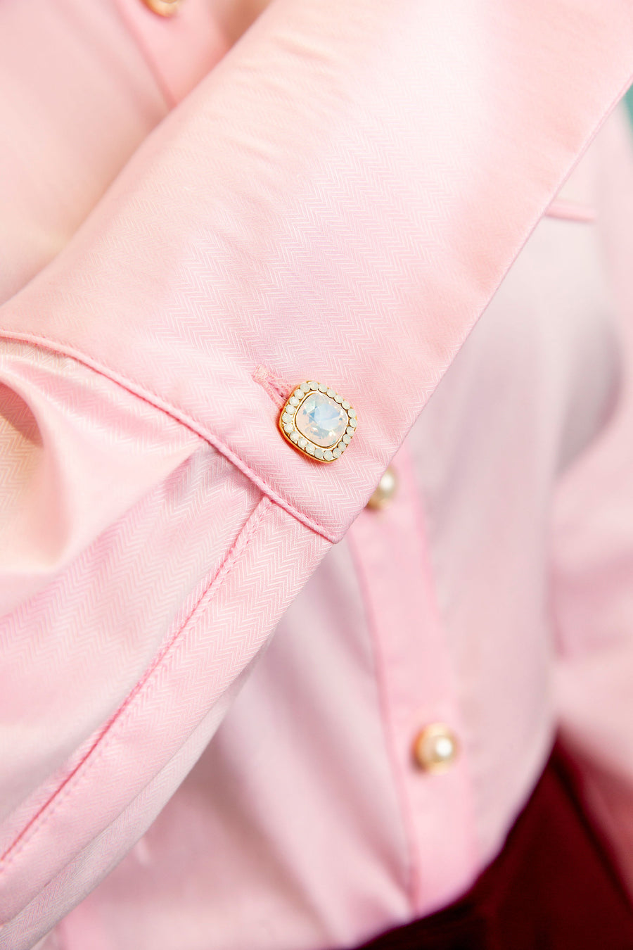 Pink Italian Cotton Shirt