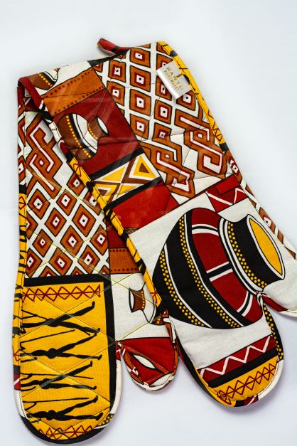 African Themed Mittens