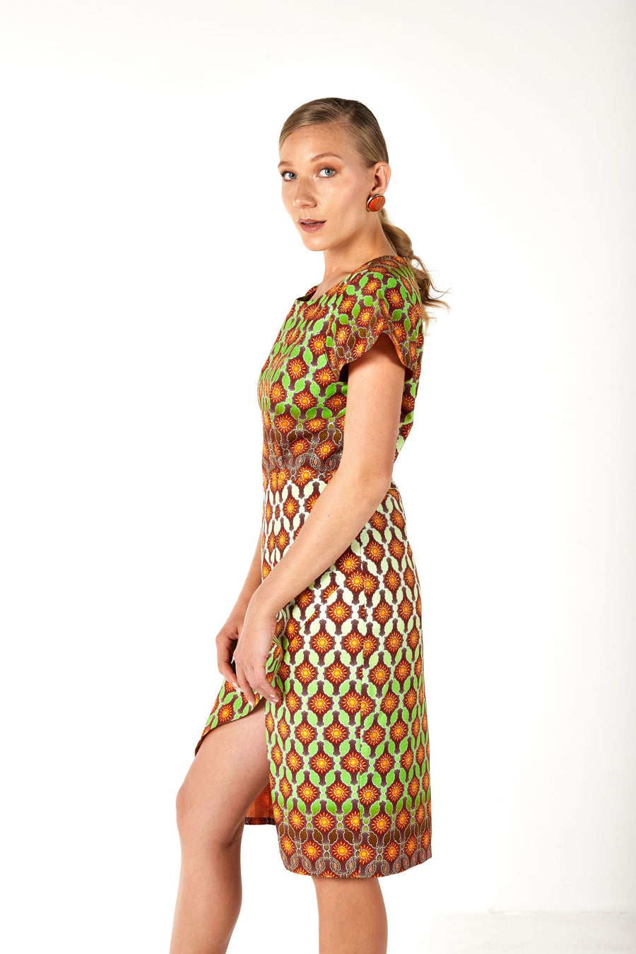 Luminous Print Dress