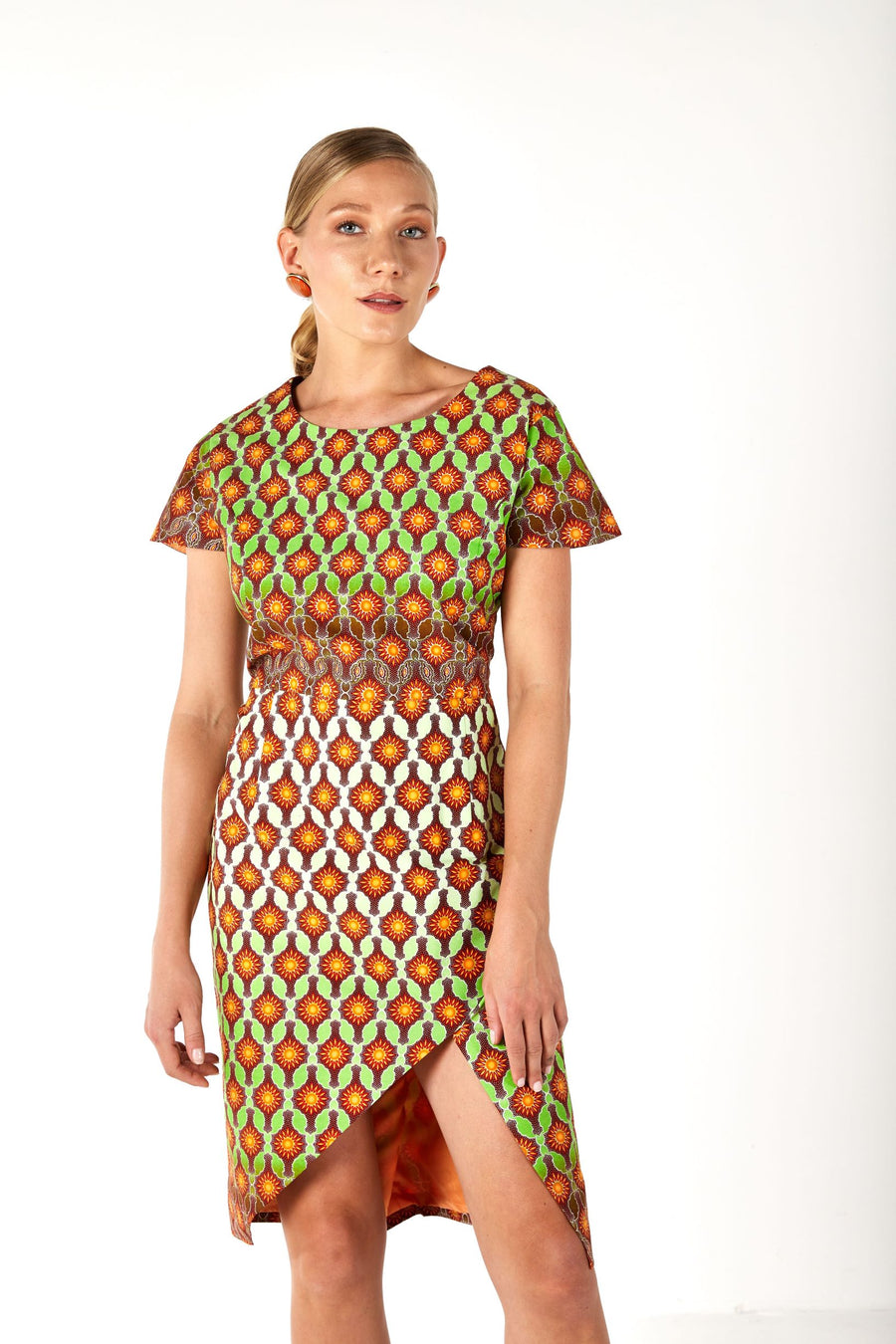 Luminous Print Dress